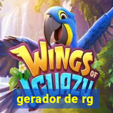 gerador de rg